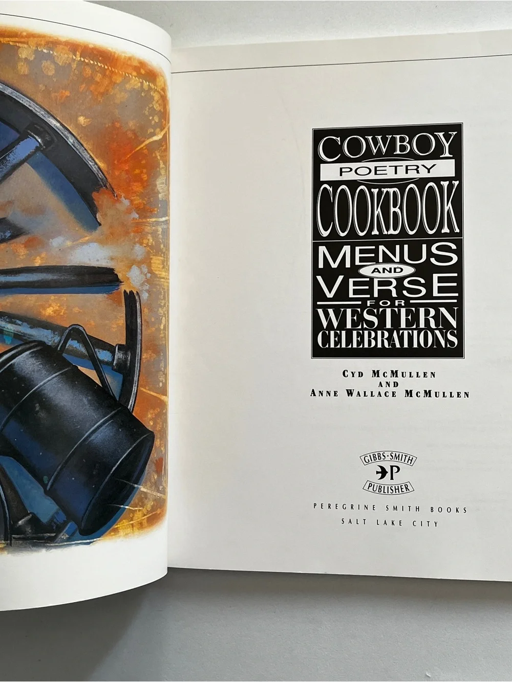 Cowboy Cookbook & poetry- Menus & Verse for Western Celebrations YUM